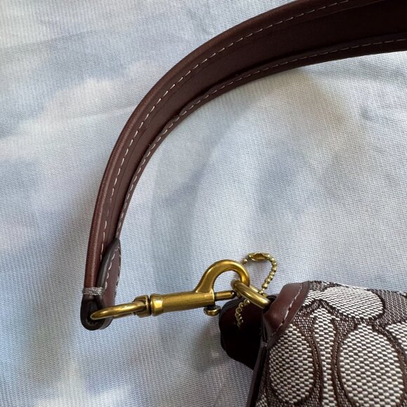 COACH Soho Flap Bag in Crystal Signature Jacquard - Picture 11 of 15